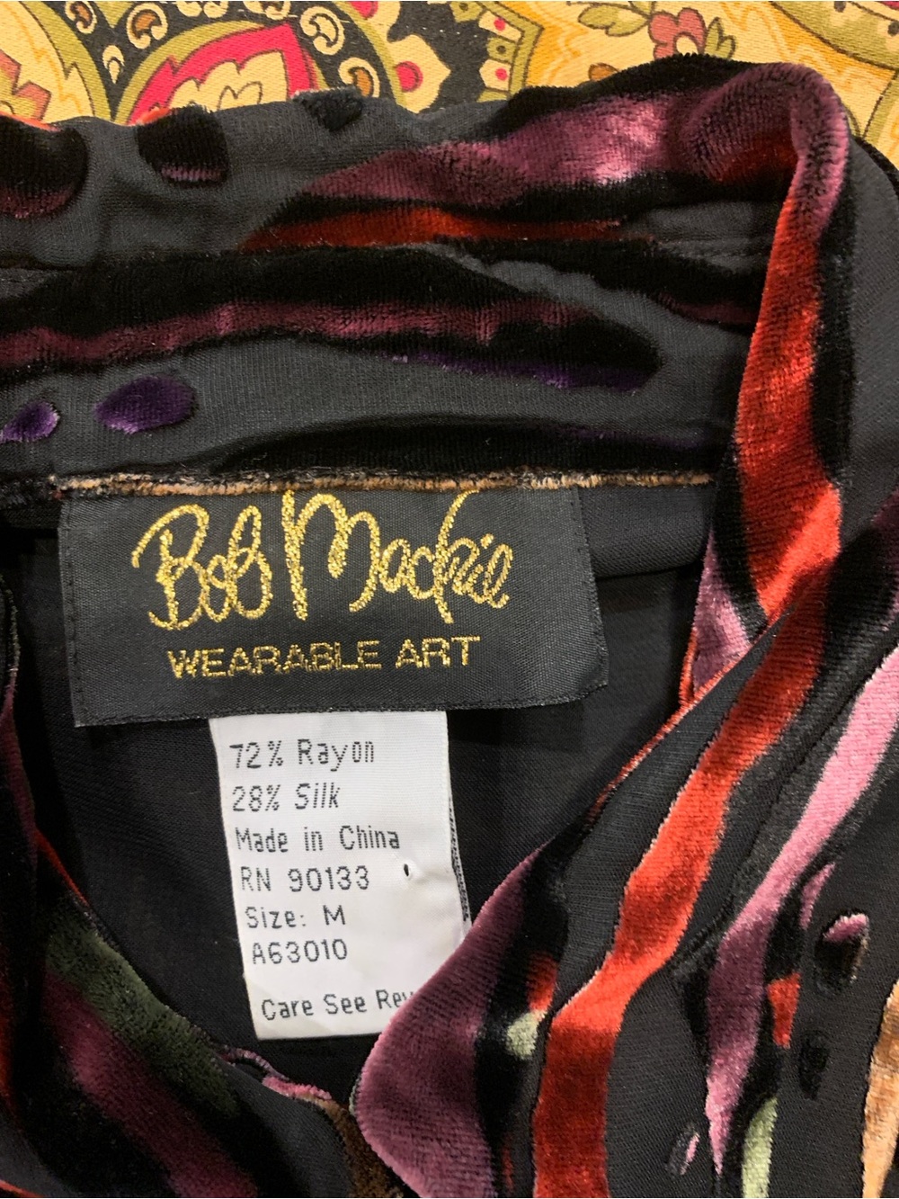 Bob Mackie VTG Wearable Art Size Medium - Picture 3 of 3